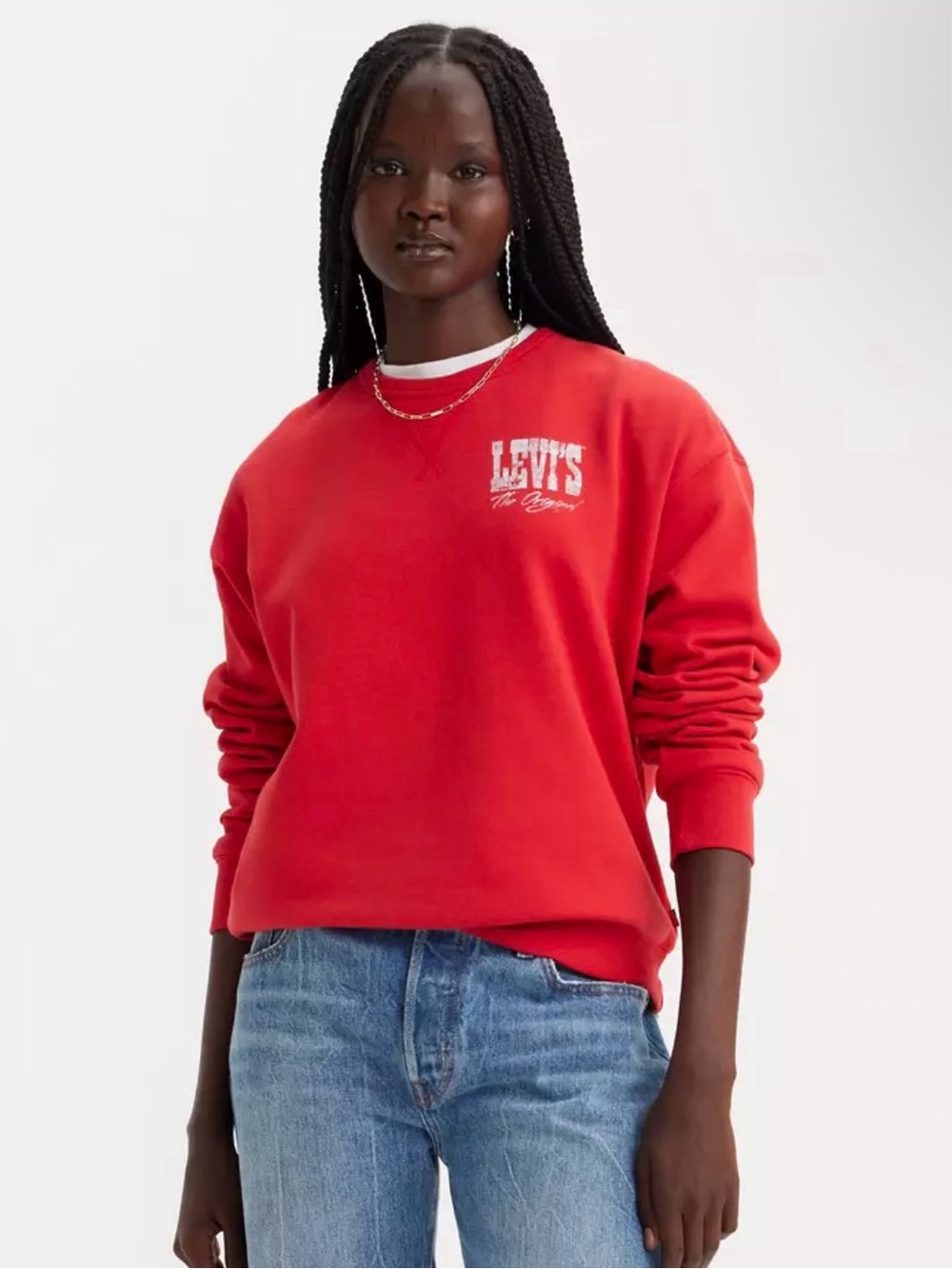 Levi's Women's Graphic Signature Crewneck Sweatshirt